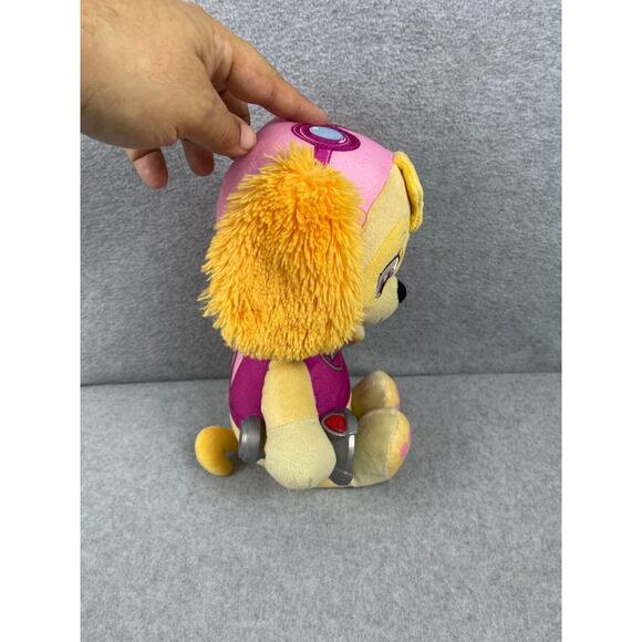 Paw Patrol Snuggle‎ Up Skye Pup W/ Flashlight Plush 14" Tested Pink - Picture 2 of 4